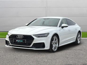 SPOTICAR Audi A7 2.0 Tdi 40 S Line Sportback S Tronic Euro 6 (s/s) Used Car - Hatchback Diesel White - Selby - 1200588290_3