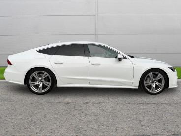 SPOTICAR Audi A7 2.0 Tdi 40 S Line Sportback S Tronic Euro 6 (s/s) Used Car - Hatchback Diesel White - Selby - 1200588290_4
