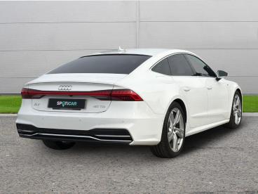 SPOTICAR Audi A7 2.0 Tdi 40 S Line Sportback S Tronic Euro 6 (s/s) Used Car - Hatchback Diesel White - Selby - 1200588290_5