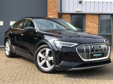 SPOTICAR Audi E-tron 50 Technik Sportback Auto Quattro 5dr 71.2kwh (11k Used Car - Suv Electric Black - Fareham - 1200588083_1