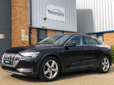 SPOTICAR Audi E-tron 50 Technik Sportback Auto Quattro 5dr 71.2kwh (11k Used Car - Suv Electric Black - Fareham - 1200588083_4