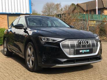 SPOTICAR Audi E-tron 50 Technik Sportback Auto Quattro 5dr 71.2kwh (11k Used Car - Suv Electric Black - Fareham - 1200588083_5