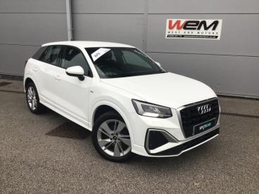 SPOTICAR Audi Q2 1.5 Tfsi Cod 35 S Line S Tronic Euro 6 (s/s) 5dr Used Car - Suv Petrol White - Bodmin - 1200551598_1