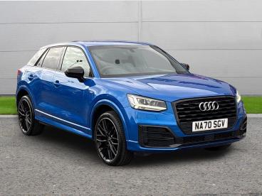 SPOTICAR Audi Q2 1.5 Tfsi Cod 35 Black Edition S Tronic Euro 6 (s/s Used Car - Suv Petrol Blue - Worksop - 1200589141_1