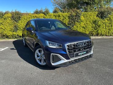 SPOTICAR Audi Q2 1.5 Tfsi Cod 35 S Line S Tronic Euro 6 (s/s) 5dr Used Car - Suv Petrol Blue - Llangefni - 1200595709_1