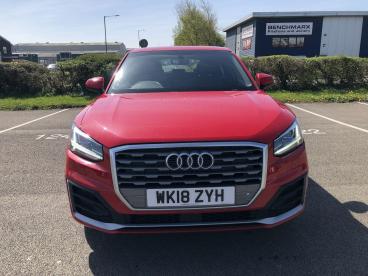 SPOTICAR Audi Q2 1.6 Tdi S Line Euro 6 (s/s) 5dr Used Car - Suv Diesel Red - Bridgend - 1200596969_2