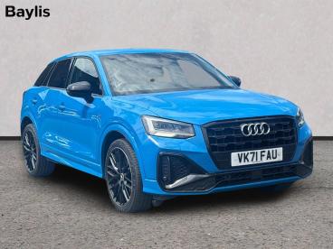 SPOTICAR Audi Q2 1.0 Tfsi 30 Black Edition Euro 6 (s/s) 5dr Used Car - Suv Petrol Blue - Hereford - 1200614849_1