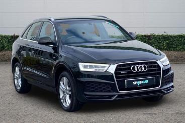 SPOTICAR Audi Q3 2.0 Tdi S Line Edition S Tronic Quattro Euro 6 (s/ Used Car - Suv Diesel Black - Cannock - 1200550625_1