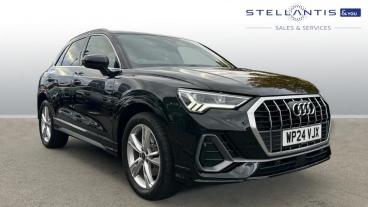 SPOTICAR Audi Q3 1.4 Tfsie 45 S Line S Tronic Euro 6 (s/s) 5dr 13kw Used Car - Suv Plug-in Hybrid Black - Leicester - 1200553542_1