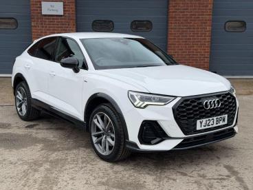 SPOTICAR Audi Q3 1.4 Tfsie 45 Black Edition Sportback S Tronic Euro Used Car - Suv Plug-in Hybrid White - Billinghay - 1200578617_1