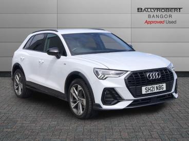 SPOTICAR Audi Q3 1.5 Tfsi Cod 35 Black Edition S Tronic Euro 6 (s/s Used Car - Suv Petrol White - Bangor - 1200607819_1