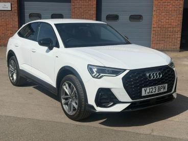 SPOTICAR Audi Q3 1.4 Tfsie 45 Black Edition Sportback S Tronic Euro Used Car - Suv Plug-in Hybrid White - Billinghay - 1200635013_1