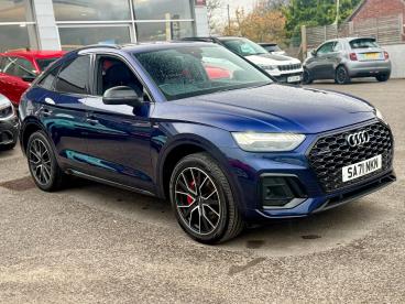 SPOTICAR Audi Q5 2.0 Tfsie 50 Edition 1 Sportback S Tronic Quattro Used Car - Suv Plug-in Hybrid Blue - Chippenham - 1200553401_1