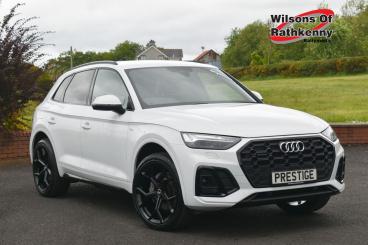 SPOTICAR Audi Q5 2.0 Tdi 40 S Line S Tronic Quattro Euro 6 (s/s) 5d Used Car - Suv Diesel White - Ballymena County Antrim - 1200605237_1