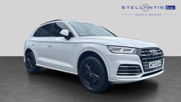 SPOTICAR Audi Q5 2.0 Tfsi 45 S Line S Tronic Quattro Euro 6 (s/s) 5 Used Car - Suv Petrol White - Salford - 1200609157_1