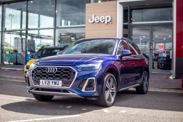 SPOTICAR Audi Q5 2.0 Tfsi 45 S Line S Tronic Quattro Euro 6 (s/s) 5 Used Car - Suv Petrol Blue - Nuneaton - 1200611996_3