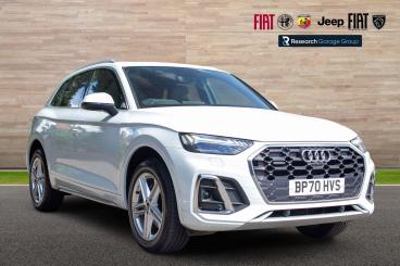 SPOTICAR Audi Q5 2.0 Tdi 40 S Line S Tronic Quattro Euro 6 (s/s) 5d Used Car - Suv Diesel White - Hinckley - 1200614492_1