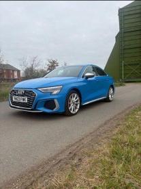 SPOTICAR Audi S3 2.0 Tfsi S Tronic Quattro Euro 6 (s/s) 4dr Used Car - Saloon Petrol Blue - Cheltenham - 1200603006_1