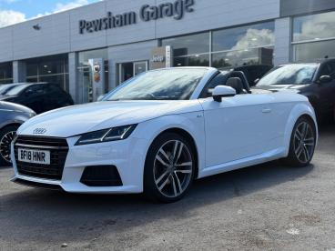 SPOTICAR Audi Tt 2.0 Tfsi S Line Roadster Euro 6 (s/s) 2dr Used Car - Saloon Petrol White - Chippenham - 1200554248_1