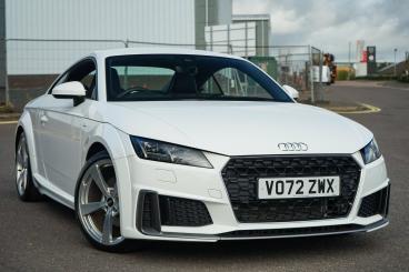 SPOTICAR Audi Tt 2.0 Tfsi 40 S Line S Tronic Euro 6 (s/s) 3dr Used Car - Coupe Petrol White - Bromsgrove - 1200639181_1