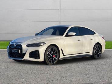 SPOTICAR Bmw I4 40 83.9kwh M Sport Gran Coupe Auto Edrive 5dr Used Car - Saloon Electric White - Selby - 1200567318_3