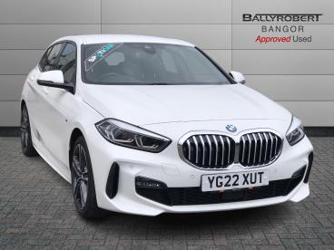 SPOTICAR Bmw 1 Series Serie 1 .5 118i M Sport (lcp) Euro 6 (s/s) 5dr Used Car - Hatchback Petrol White - Bangor - 1200537735_1