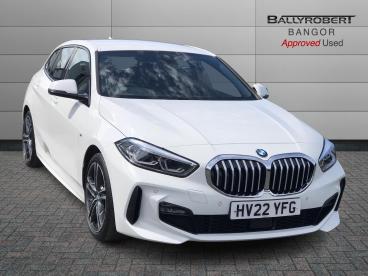 SPOTICAR Bmw 1 Series Serie 1 .5 118i M Sport (lcp) Euro 6 (s/s) 5dr Used Car - Hatchback Petrol White - Bangor - 1200537736_1