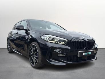 SPOTICAR Bmw 1 Series Serie 1 .5 118i M Sport (lcp) Euro 6 (s/s) 5dr Used Car - Hatchback Petrol Black - Letchworth - 1200586204_1