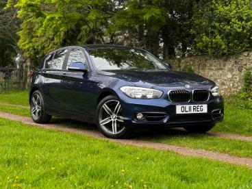 SPOTICAR Bmw 1 Series Serie 1 .5 118i Gpf Sport Auto Euro 6 (s/s) 5dr Used Car - Hatchback Petrol Blue - Abergavenny - 1200593612_1
