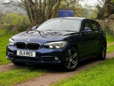 SPOTICAR Bmw 1 Series Serie 1 .5 118i Gpf Sport Auto Euro 6 (s/s) 5dr Used Car - Hatchback Petrol Blue - Abergavenny - 1200593612_2