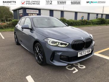 SPOTICAR Bmw 1 Series Serie 1 .5 118i M Sport (lcp) Euro 6 (s/s) 5dr Used Car - Hatchback Petrol Grey - Bridgend - 1200601929_1
