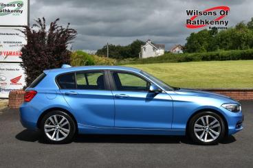 SPOTICAR Bmw 1 Series Serie 1 .5 118i Sport Auto Euro 6 (s/s) 5dr Used Car - Hatchback Petrol Blue - Ballymena County Antrim - 1200633909_2