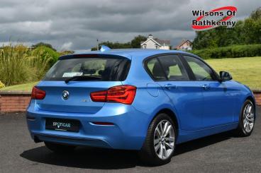 SPOTICAR Bmw 1 Series Serie 1 .5 118i Sport Auto Euro 6 (s/s) 5dr Used Car - Hatchback Petrol Blue - Ballymena County Antrim - 1200633909_3