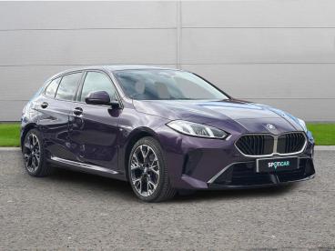 SPOTICAR Bmw 1 Series Serie 1 .5 120i Mht M Sport Dct Euro 6 (s/s) 5dr Used Car - Hatchback Hybrid Purple - Selby - 1200637184_1
