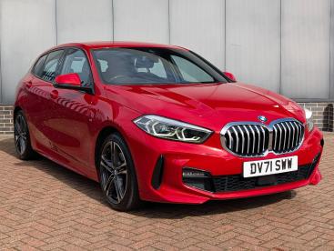 SPOTICAR Bmw 1 Series Serie 1 .5 118i M Sport (lcp) Euro 6 (s/s) 5dr Used Car - Hatchback Petrol Red - Norwich - 1200637581_1