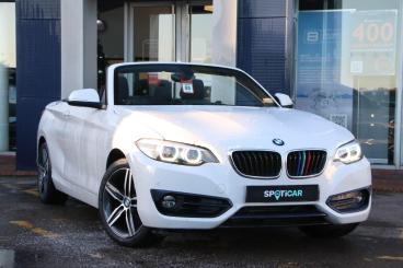 SPOTICAR Bmw 2 Series Serie 2 1.5 218i Sport Euro 6 (s/s) 2dr Used Car - Saloon Petrol White - Bulkington - 1200567512_1