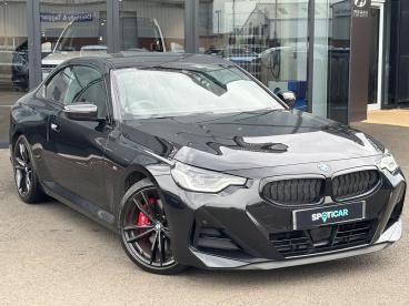 SPOTICAR Bmw 2 Series Serie 2 .0 220i M Sport Auto Euro 6 (s/s) 2dr Used Car - Coupe Petrol Black - Eglinton - 1200604936_1