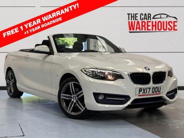 SPOTICAR Bmw 2 Series Serie 2 .0 218d Sport Euro 6 (s/s) 2dr Used Car - Saloon Diesel White - Swansea - 1200613174_1