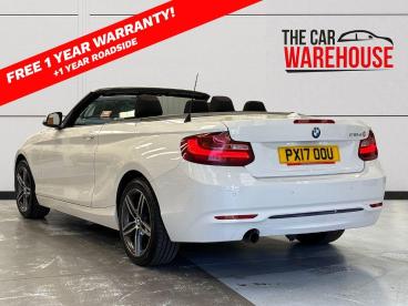 SPOTICAR Bmw 2 Series Serie 2 .0 218d Sport Euro 6 (s/s) 2dr Used Car - Saloon Diesel White - Swansea - 1200613174_2