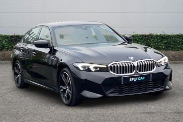 SPOTICAR Bmw 3 Series Serie 3 2.0 320i M Sport Auto Euro 6 (s/s) 4dr Used Car - Saloon Petrol Black - Cannock - 1200554918_1