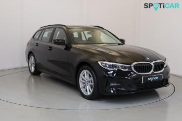 SPOTICAR Bmw 3 Series Serie 3 2.0 330e 12kwh Se Pro Touring Auto Euro 6 (s/s) 5d Used Car - Estate Plug-in Hybrid Black - Wellingborough - 1200557443_1