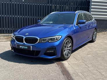 SPOTICAR Bmw 3 Series Serie 3 2.0 330i M Sport Touring Auto Euro 6 (s/s) 5dr Used Car - Estate Petrol Blue - Swindon - 1200605410_4