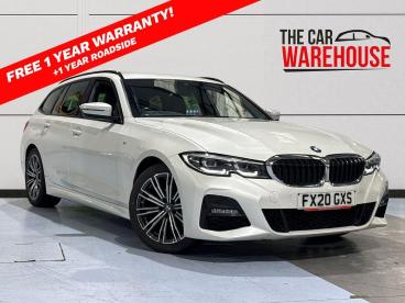 SPOTICAR Bmw 3 Series Serie 3 20d M Sport 5dr Used Car - Estate Diesel White - Swansea - 1200605658_1