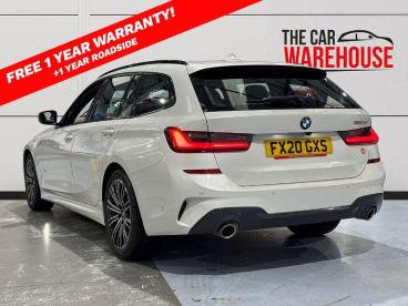 SPOTICAR Bmw 3 Series Serie 3 20d M Sport 5dr Used Car - Estate Diesel White - Swansea - 1200605658_2
