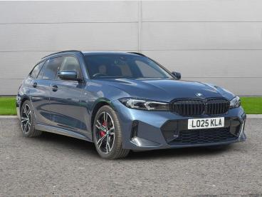 SPOTICAR Bmw 3 Series Serie 3 2.0 320i M Sport Touring Auto Euro 6 (s/s) 5dr Used Car - Estate Petrol Blue - Selby - 1200621958_1