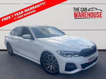 SPOTICAR Bmw 3 Series Serie 3 2.0 330i M Sport Auto Euro 6 (s/s) 4dr Used Car - Saloon Petrol White - Bridgend - 1200624630_1