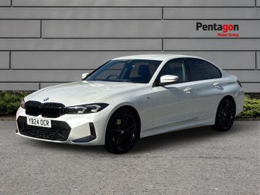SPOTICAR Bmw 3 Series Serie 3 2.0 320i M Sport Auto Euro 6 (s/s) 4dr Used Car - Saloon Petrol White - Lincoln - 1200635009_3