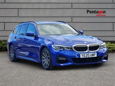 SPOTICAR Bmw 3 Series Serie 3 2.0 320d M Sport Touring Auto Euro 6 (s/s) 5dr Used Car - Estate Diesel Blue - Burton-on-trent - 1200640293_1