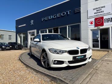 SPOTICAR Bmw 4 Series Serie 4 2.0 420d M Sport Auto Xdrive Euro 6 (s/s) 5dr Used Car - Saloon Diesel White - Ryde - 1200544290_1