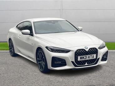 SPOTICAR Bmw 4 Series Serie 4 2.0 420i M Sport Auto Euro 6 (s/s) 2dr Used Car - Coupe Petrol White - Worksop - 1200552278_1